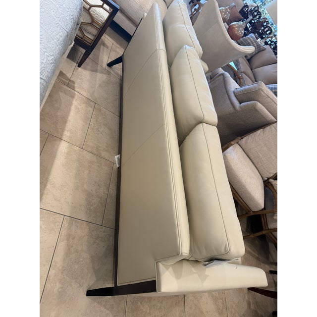 Hancock & Moore Ava Leather Sofa in Angelo Creme CL 3 For Sale - Image 9 of 11