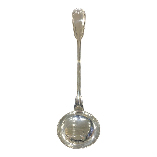 19th Century Christofle France Ladle/Louche "Filet" (Or "Chinon") Pattern For Sale