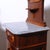 Antique Bedside Tables with Marble Backsplashes and Bases, Late 19th Century, Set of 2 For Sale - Image 9 of 18