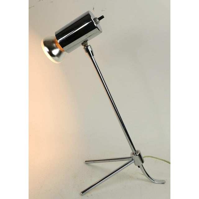 Adjustable Architectural Chrome Desk Lamp Chairish