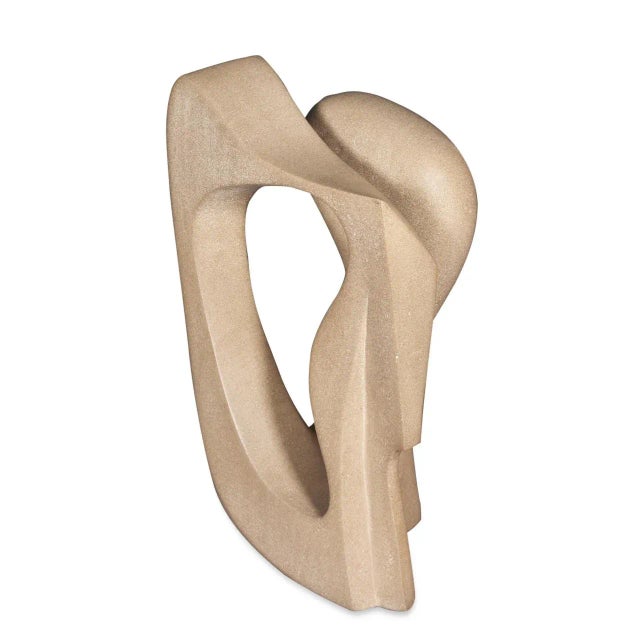 Abstract 1970s Robert Winslow Abstract Hand Carved Marble Sculpture For Sale - Image 3 of 9