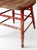 Early 20th Century Antique Red Windsor Spindle Back Farmhouse Chair For Sale - Image 5 of 17