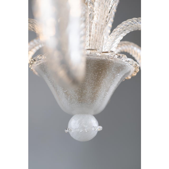 Large Art Deco Murano Glass Chandelier by Ercole Barovier for Barovier & Toso, 1940s For Sale - Image 16 of 18