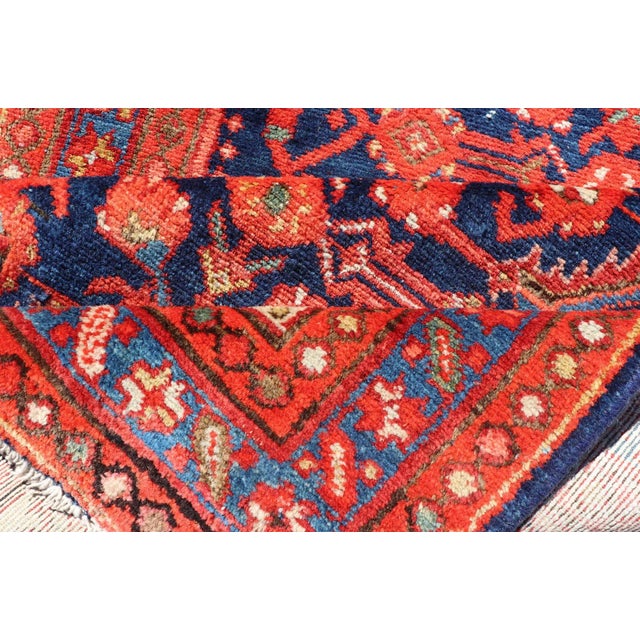 Antique Malayer Runner With All-Over Geometric Herati Design For Sale - Image 12 of 13