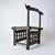 Dark Gray Early 20th Century Malinke Senufo Traveling Wooden Chair Guinea For Sale - Image 8 of 17