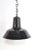 Blue Vintage Enamel Pendant Lamp, 1950s For Sale - Image 8 of 8