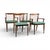1960s Attributed United Furniture Vintage Mid Century Modern Set of 4 Dining Chairs C. 1960s For Sale - Image 5 of 8