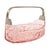 French Pink Depression Glass Jardinière Bowl with Cherubs and Birds For Sale - Image 14 of 18
