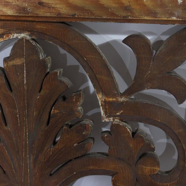 Vintage Carved Wood Architectural Grates 20thC For Sale - Image 6 of 8