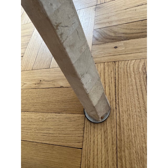 1980's Vintage Tessellated Stone Flared Arm Chair For Sale - Image 10 of 15