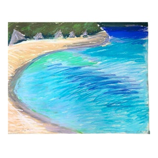 1979 Adrienne Anderson Virgin Islands Pastel For Sale