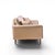 Brown Adrian Pearsall Style Mid Century Walnut Gondola Sofa For Sale - Image 8 of 9
