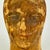 Early 20th Century Vintage French Milliners Winking Cork Mannequin Head Bust, Painted With Red Lips For Sale - Image 5 of 11