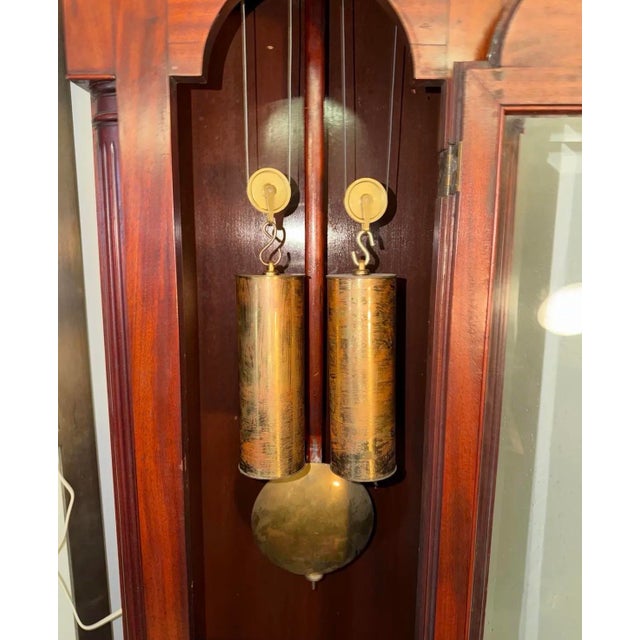 Circa 1900 Harriet Beecher & Calvin Ellis Stowe Family Grandfather Clock For Sale - Image 4 of 11