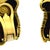 1980s 1980s Pair of Barry Kieselstein-Cord 1982 Omega Collection 18k Green Gold Scroll Earrings For Sale - Image 5 of 13