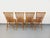 Vintage Rattan Chairs by Adrien Audoux & Frida Minet, 1960s, Set of 4 For Sale - Image 3 of 18