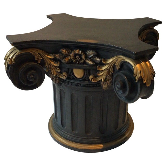 1910, Large Wood Capitol Base For Sale - Image 13 of 13