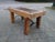 Brutalist Oak, Ceramic and Metal Coffee Table For Sale - Image 4 of 8