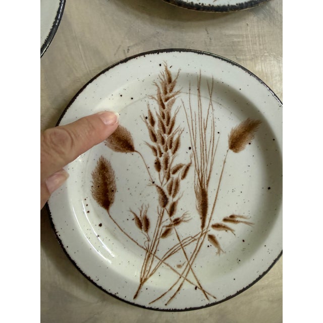 Ceramic 1970s Set of Four (4) Midwinter Stoneware 7” Plates by Wedgwood Group For Sale - Image 7 of 7