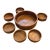 Vintage Mid-Century Modern Genuine Teak Salad Bowl Set - 7 Pieces For Sale