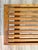Wood Vintage Scandinavian Modern Slatted Wood Bench Made in Yugoslavia For Sale - Image 7 of 13