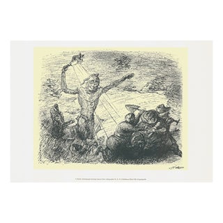 Alfred Kubin, Eulenspiegel entsteigt seinem Grab, Print For Sale