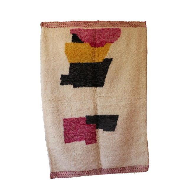 Handwoven Moroccan Boujaad Rug - 5'6" X 8'1" Ft For Sale - Image 9 of 9