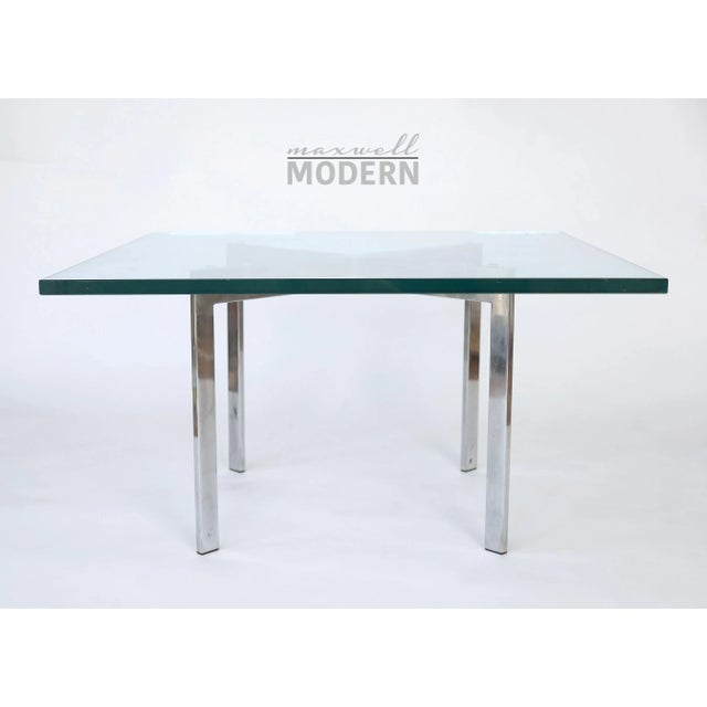 Mid-Century Modern Vintage Barcelona Style Coffee Table For Sale - Image 3 of 14