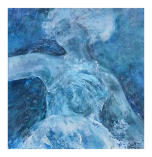 'J'adore Danser' Acrylic and Oil on Paper