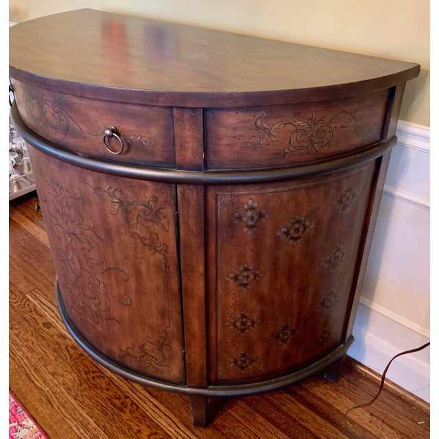 Vintage American Classical Half Round With Drawer Chairish