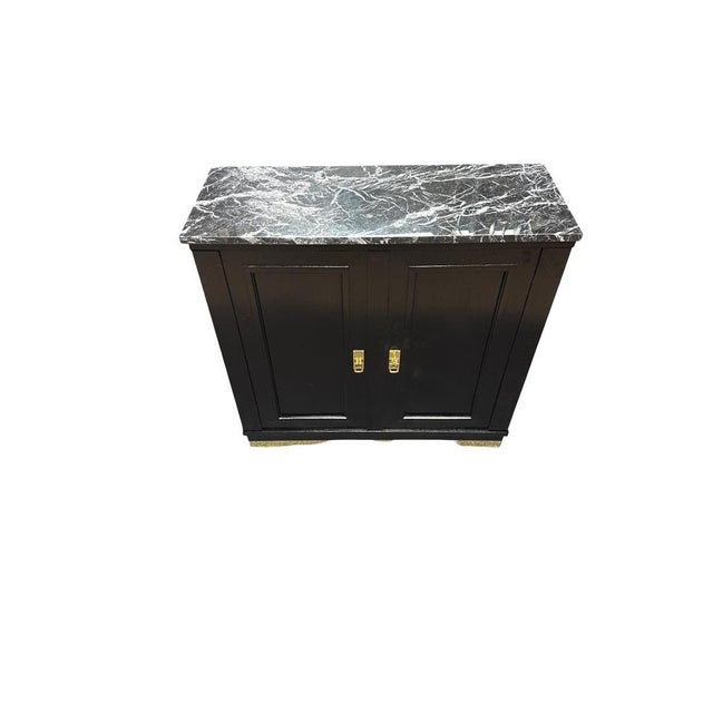 Art Nouveau Cabinet with Marble Top, 1910 For Sale - Image 10 of 10