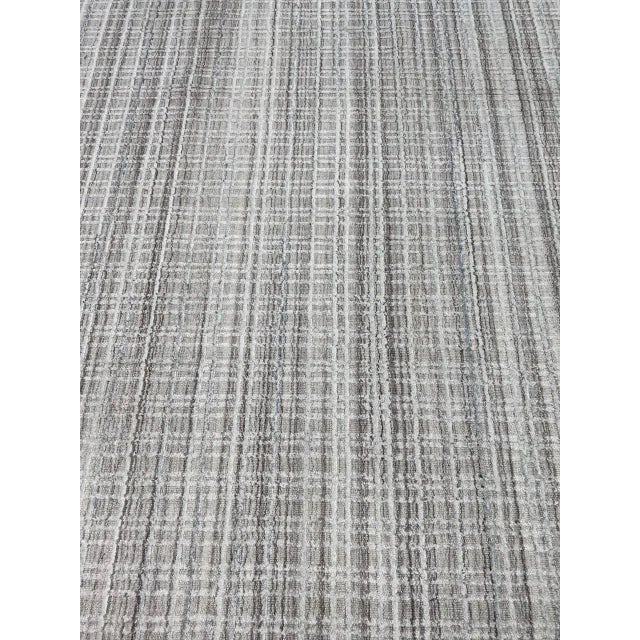 Modern Handwoven Area Rug 8'2" X 10'1" For Sale - Image 10 of 13