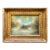 Contemporay Plein Air Cloud Painting in Vintage Gold "Well" Frame For Sale