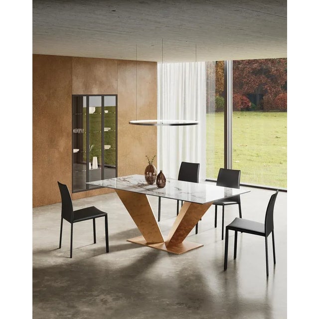 Contemporary Ares Dining Table by Chinellato Design For Sale - Image 3 of 6