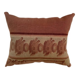 A Pillow With 19th Century Aubusson Tapestry For Sale