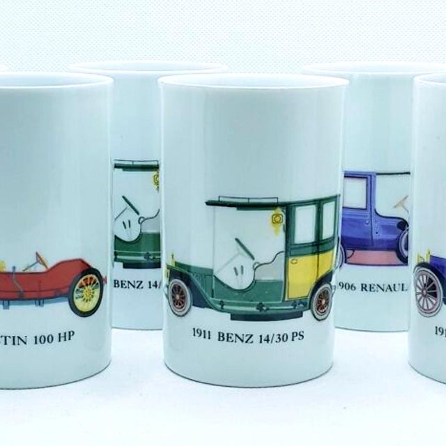 Porcelain Oldsmobile Drinks Set, 1970s, Set of 13 For Sale - Image 14 of 15