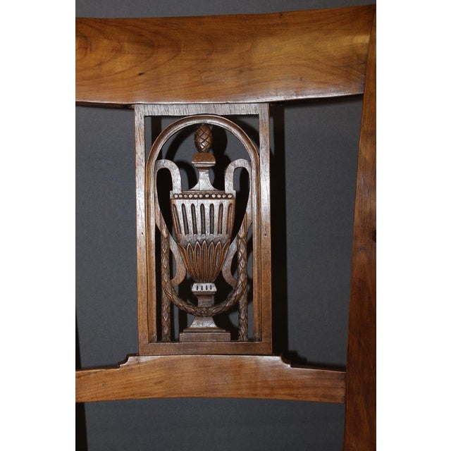 Set of Vintage Armchairs in Cherry For Sale - Image 12 of 14