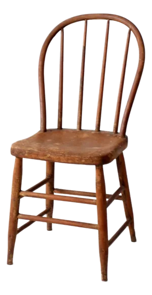 Antique Bow Back Windsor Farmhouse Chair