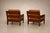 Brazilian Modern Armchair in Imbuia Wood and Cognac Velvet, Brazil, 1960s For Sale - Image 18 of 18