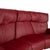 Trapezoidal 3-Seater Sofa in Red Leather with Storage Shelf in Oak from Himolla For Sale - Image 6 of 18