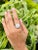 Unique Black & White Diamond Flip Ring Size 7 in 18k Solid White Gold For Sale In New York - Image 6 of 16