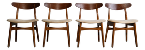 CH30 Chairs by Hans J. Wagner for Carl Hansen, 1960s, Set of 4