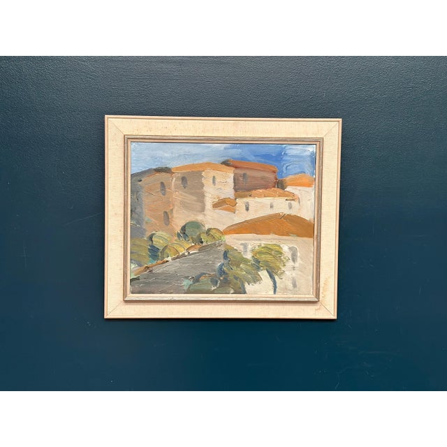 Sven‑erik Markhed, Cityscape, 1950s, Oil Painting, Framed For Sale - Image 6 of 18