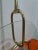 Chandelier 2 lights 1950s brass and glass Fontana Arte. Up to 250V (Europe/UK Standard).The wiring of this item may be...