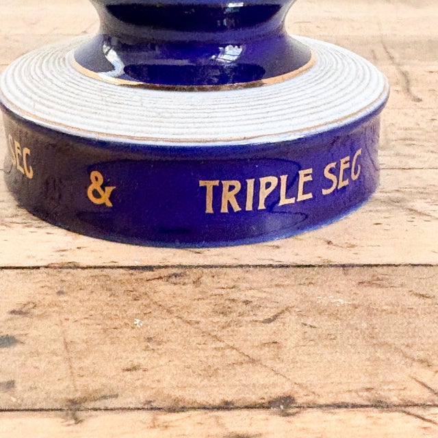 Ceramic 1960's Royer Hutin Royal Blue Pyrogène Match Striker For Sale - Image 7 of 10