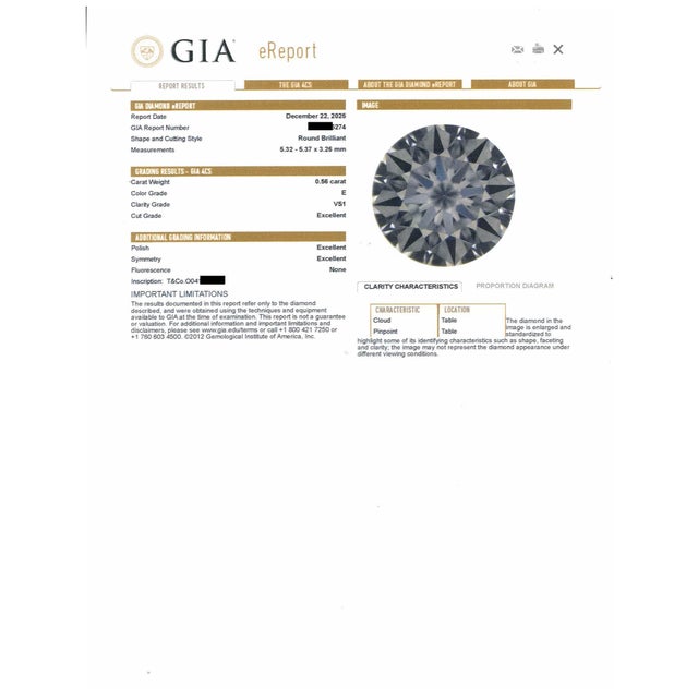 Tiffany & Co. Platinum Three Stone Diamond Engagement Ring 1.02ct Ttl. E Vs, Size 6.5 For Sale - Image 10 of 12