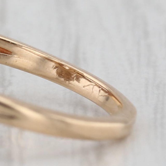 Mid 20th Century 1.61ctw Oval Aquamarine Diamond Halo Ring 14k Yellow Gold Size 7.25 For Sale In Greensboro - Image 6 of 8