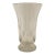 Vintage Crystal Flared Cut-Glass Vase For Sale