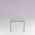 A beautiful side table, model “Waterfall”, manufactured by Fiam in Italy around 1980. The piece is entirely made of clear...