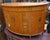 You are viewing an elegant Regency revival satinwood cabinet of demi lune form In the Adams manner features some amazing...